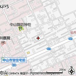 新潟県新潟市東区牡丹山1丁目13周辺の地図