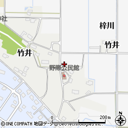 山形県米沢市竹井619-2周辺の地図