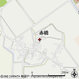 新潟県新発田市赤橋275周辺の地図