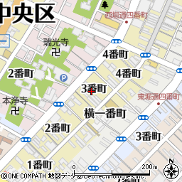 新潟県新潟市中央区西堀前通３番町653周辺の地図