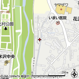 山形県米沢市花沢町2609周辺の地図