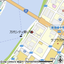 カーサ万代管理室周辺の地図