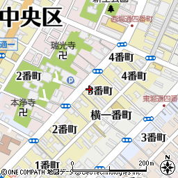 新潟県新潟市中央区西堀前通３番町722周辺の地図