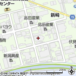 有限会社河上工業所　新崎工場周辺の地図