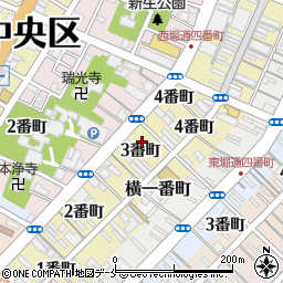 新潟県新潟市中央区西堀前通３番町726周辺の地図