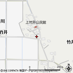 山形県米沢市竹井423-2周辺の地図