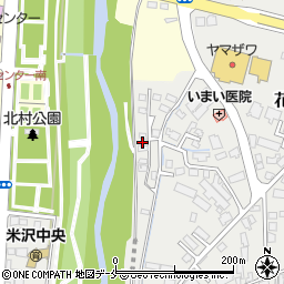 山形県米沢市花沢町2613-21周辺の地図