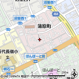 新潟県新潟市中央区蒲原町周辺の地図