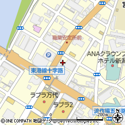 株式会社和田商会　新潟給油所周辺の地図