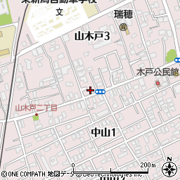 東日本塗料新潟周辺の地図