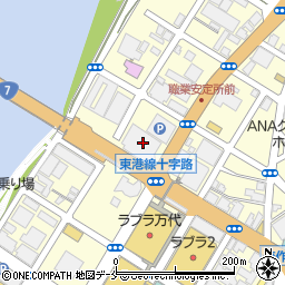 株式会社新潟日報社　営業統括本部読者局ふれあい事業部周辺の地図