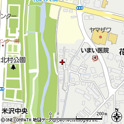 山形県米沢市花沢町2613-24周辺の地図