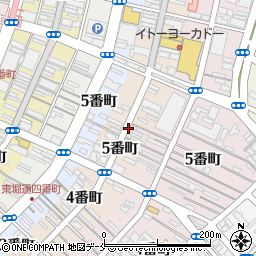 新潟県新潟市中央区本町通（５番町）周辺の地図