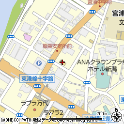 マクドナルド新潟万代店周辺の地図