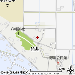 山形県米沢市竹井758周辺の地図