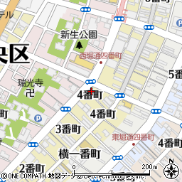 アパートメント周辺の地図