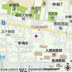 きらやか銀行三友堂病院 ＡＴＭ周辺の地図