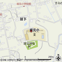 坂元小学校　児童クラブ周辺の地図