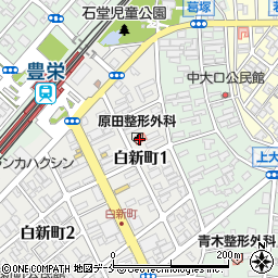 原田整形外科医院周辺の地図