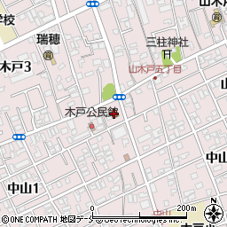 セブンイレブン新潟山木戸店周辺の地図