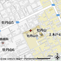 市立牡丹山小学校周辺の地図