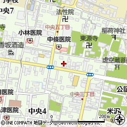 山形第一信用組合米沢北支店周辺の地図