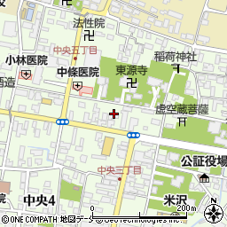 株式会社ピコイ　米沢営業所周辺の地図