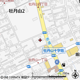 新潟県新潟市東区牡丹山1丁目34周辺の地図