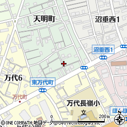 福徳クリーニング店周辺の地図