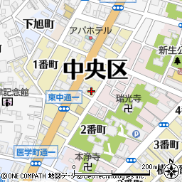 新潟県新潟市中央区寺裏通周辺の地図