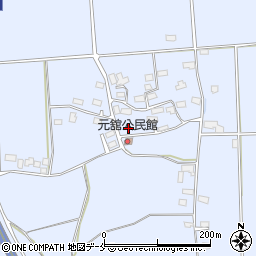 山形県米沢市川井元立周辺の地図