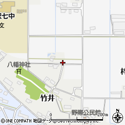 山形県米沢市竹井820-1周辺の地図