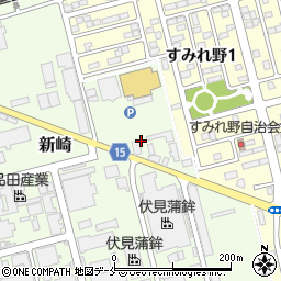 新潟ガスセンター周辺の地図