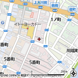 山浦珈琲店 ナッツ上大川前店周辺の地図