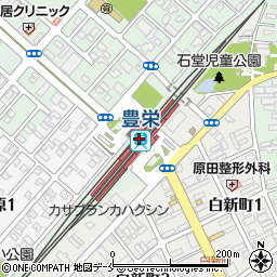 ヤマザキＹショップ豊栄駅店周辺の地図
