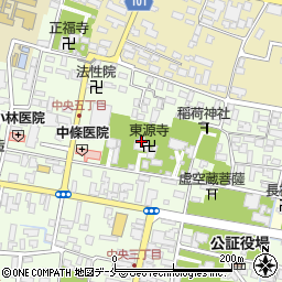 東源寺周辺の地図
