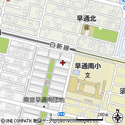 県営住宅早通団地第５号棟周辺の地図