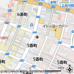 五泉屋ビル周辺の地図