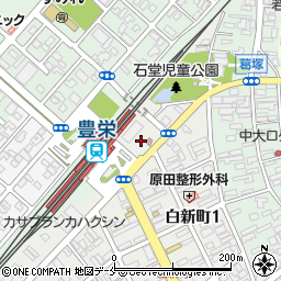 駅南ポケットパークトイレ周辺の地図
