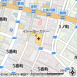 ダイソーイトーヨーカドー丸大新潟店周辺の地図