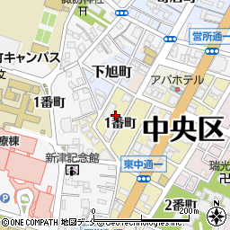 日本キリスト教団東中通教会周辺の地図