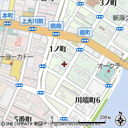 新潟県新潟市中央区礎町通１ノ町1961周辺の地図
