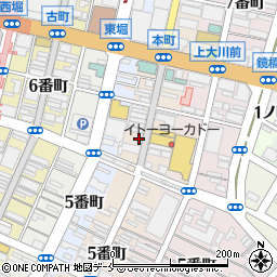 アルモ本町６駐車場周辺の地図