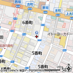 新潟古町えんとつシアター周辺の地図