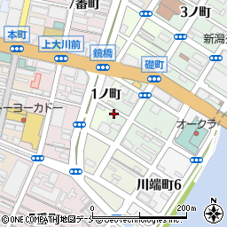 新潟県新潟市中央区礎町通１ノ町1962周辺の地図
