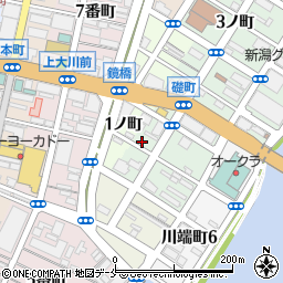 新潟県新潟市中央区礎町通１ノ町1963周辺の地図