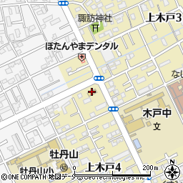 セブンイレブン新潟上木戸４丁目店周辺の地図