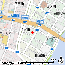新潟県新潟市中央区礎町通１ノ町1968周辺の地図