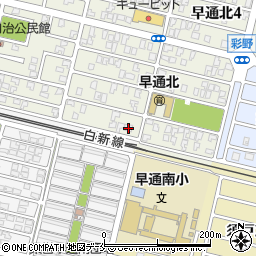 新潟県新潟市北区早通北3丁目1-21周辺の地図