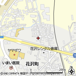 山形県米沢市花沢町2742-21周辺の地図